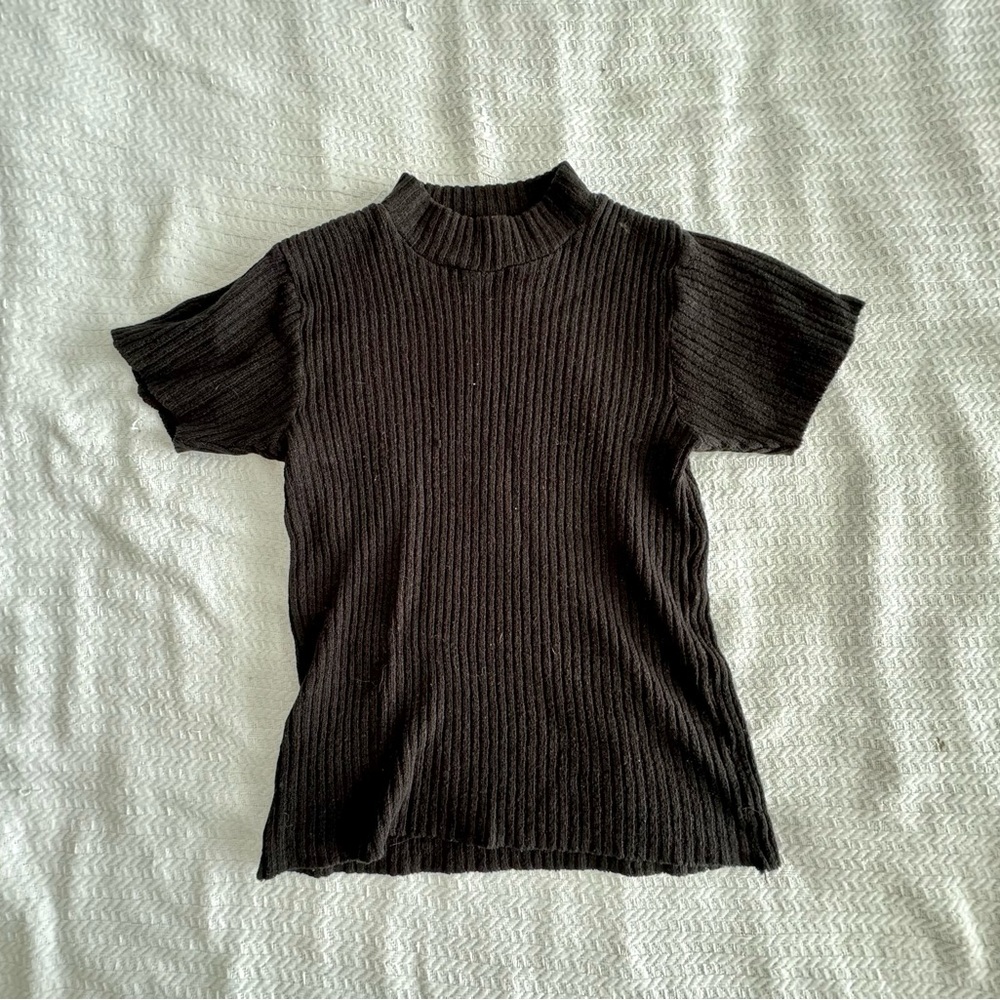 Black Preppy Top